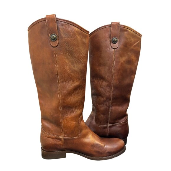 Frye Leather Riding Boots Brown Size 8 - Picture 7 of 12